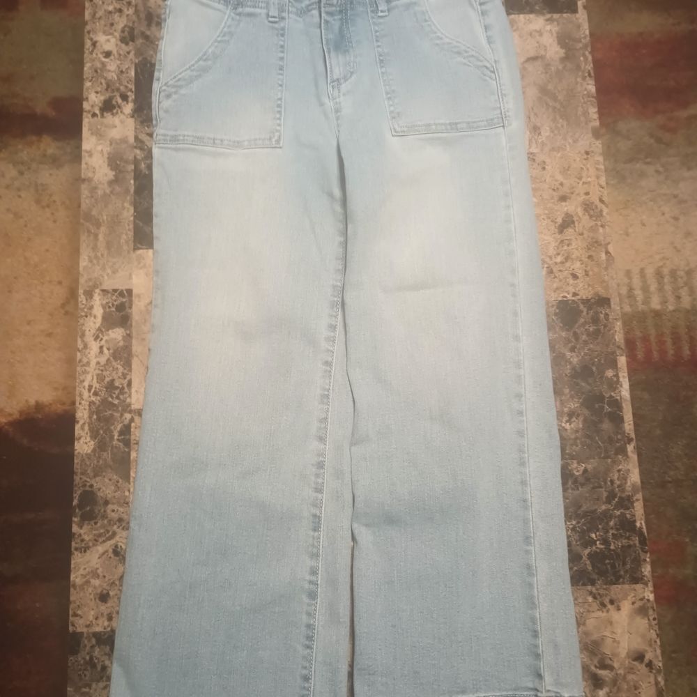 Blue Spice Light Wash Flare Jeans